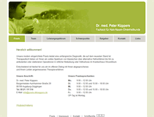 Tablet Screenshot of praxis-drkueppers.de